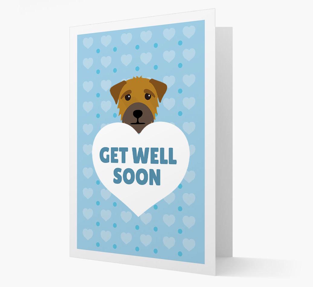 'Get Well Soon' Card with {breedFullName} Icon