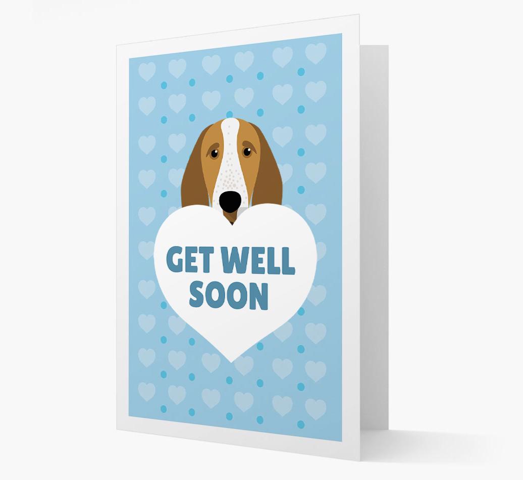 'Get Well Soon' Card with {breedFullName} Icon