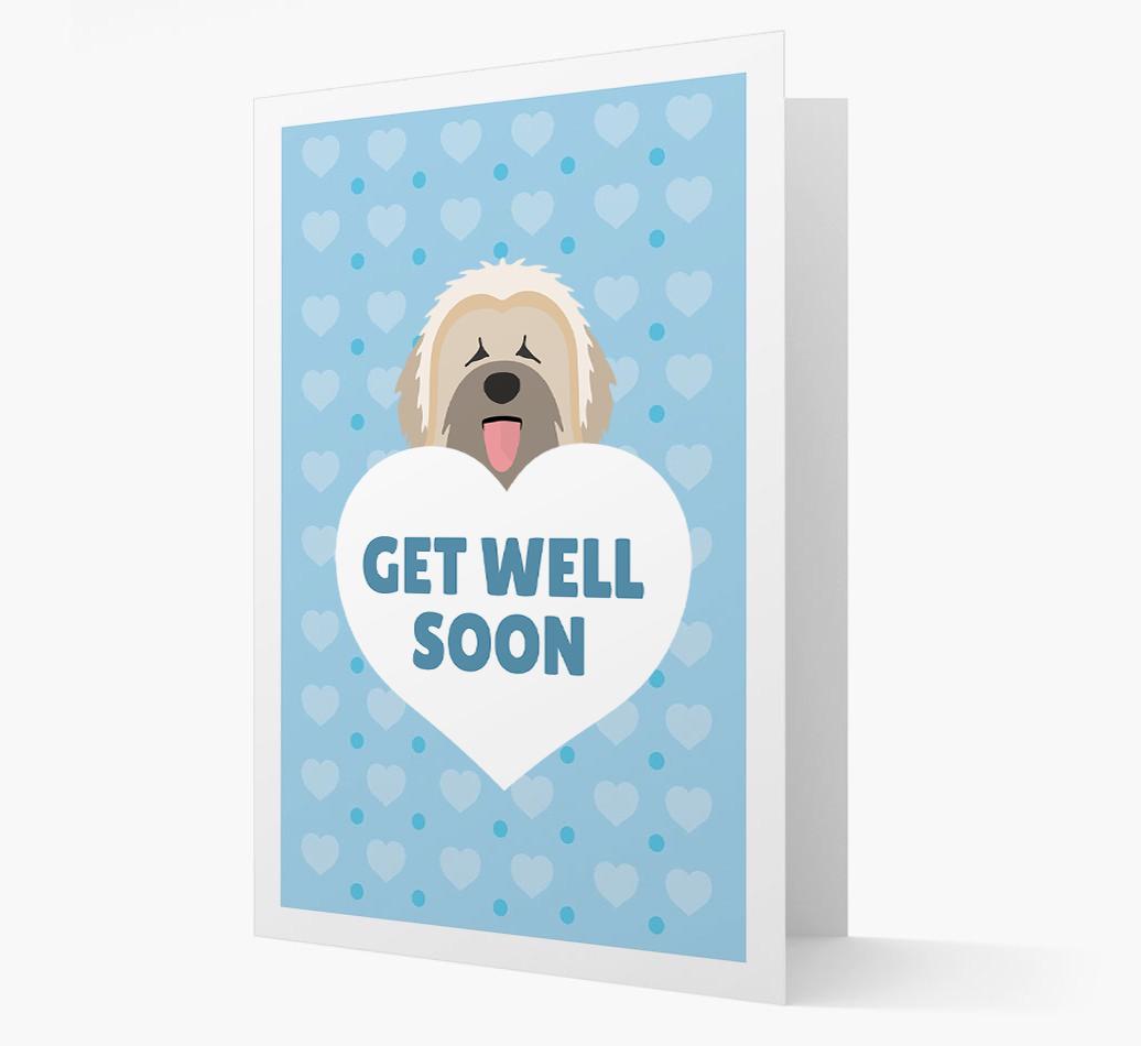 'Get Well Soon' Card with {breedFullName} Icon