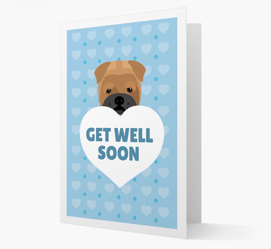 'Get Well Soon' Card with {breedFullName} Icon