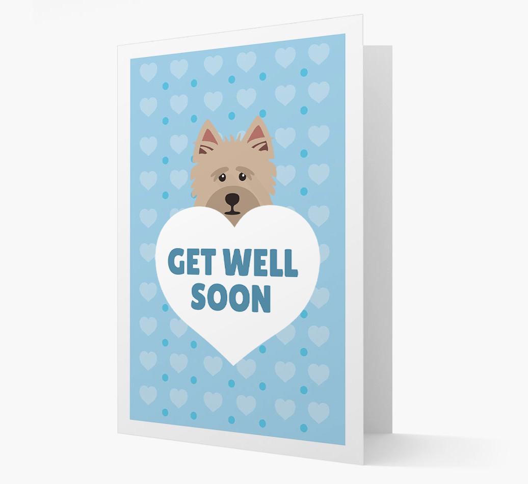 'Get Well Soon' Card with {breedFullName} Icon