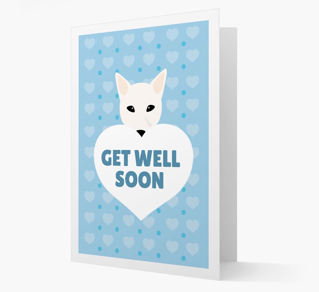 'Get Well Soon' Card with {breedFullName} Icon