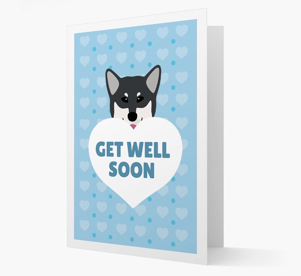 'Get Well Soon' Card with {breedFullName} Icon