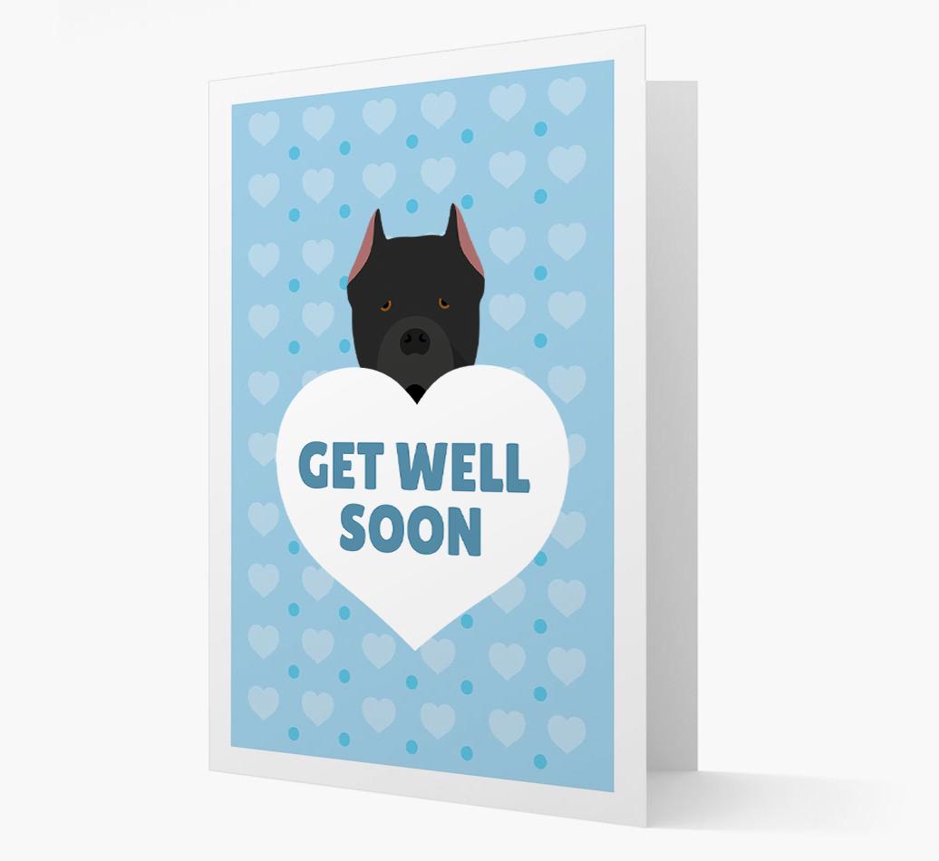 'Get Well Soon' Card with {breedFullName} Icon