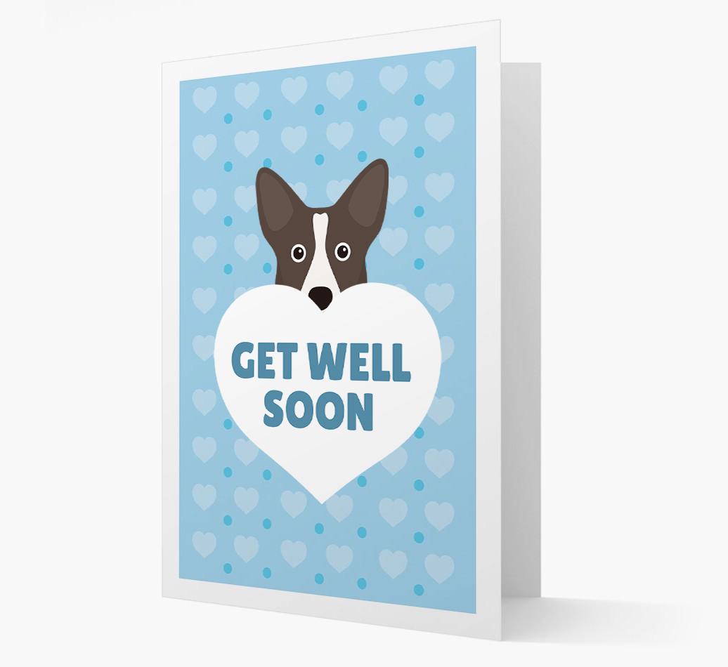 'Get Well Soon' Card with {breedFullName} Icon