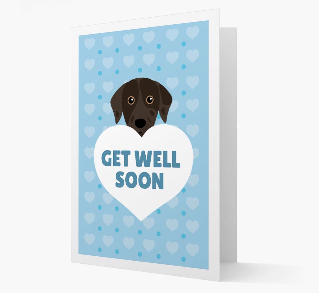 'Get Well Soon' Card with {breedFullName} Icon