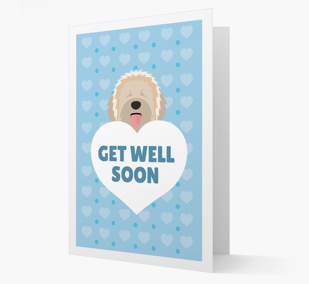 'Get Well Soon' Card with {breedFullName} Icon
