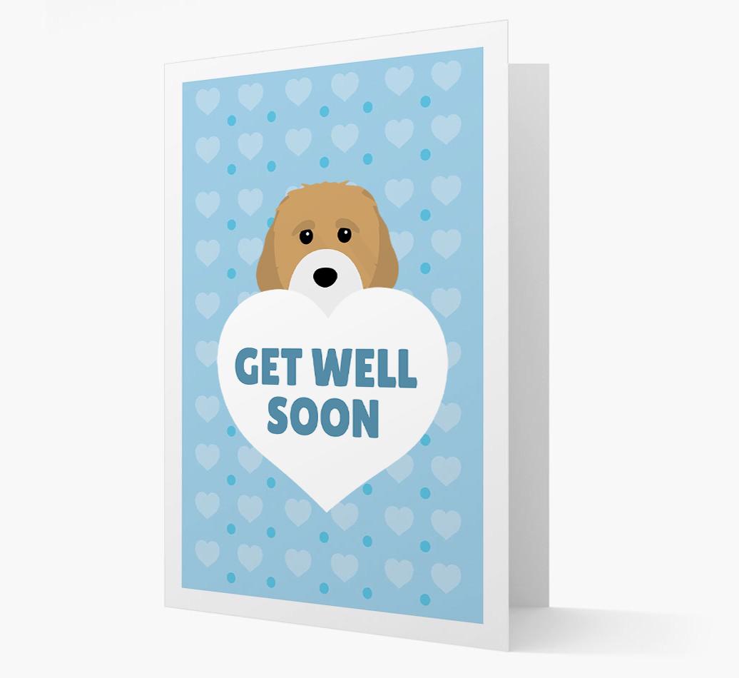 'Get Well Soon' Card with {breedFullName} Icon