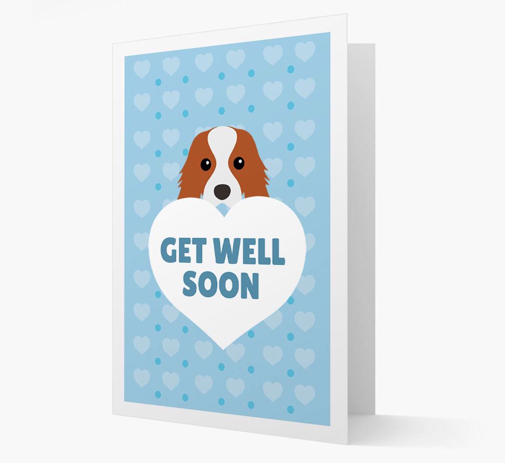 'Get Well Soon' Card with {breedFullName} Icon