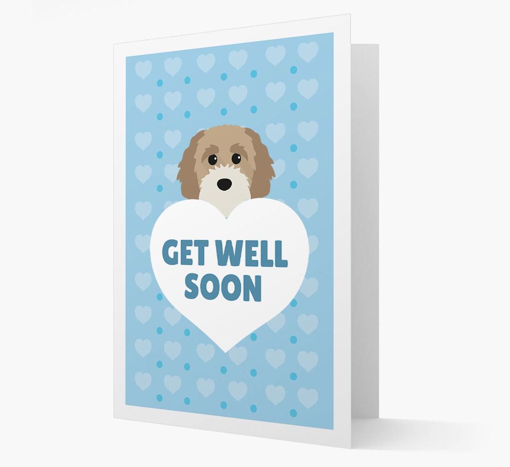 'Get Well Soon' Card with {breedFullName} Icon