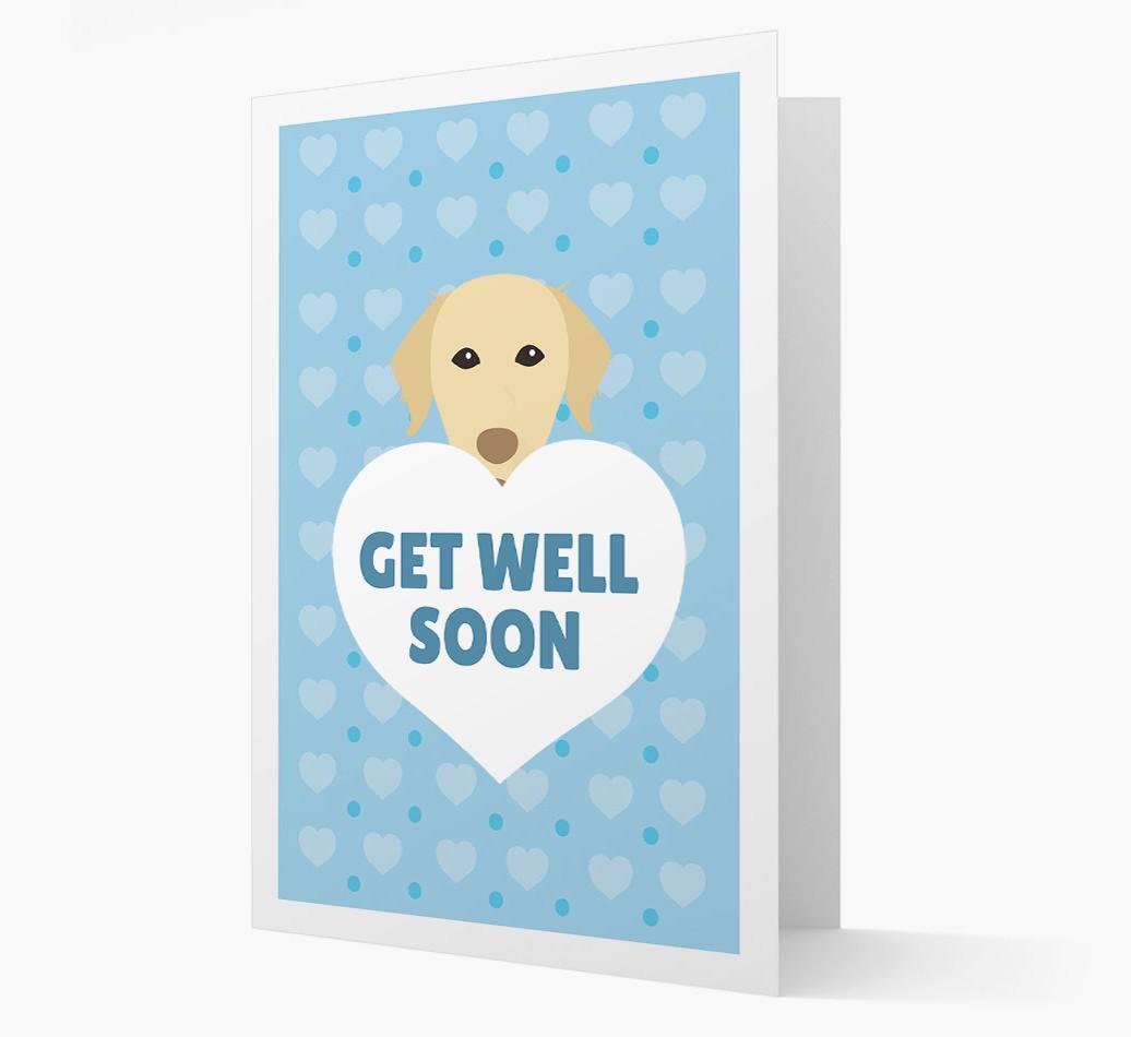 'Get Well Soon' Card with {breedFullName} Icon