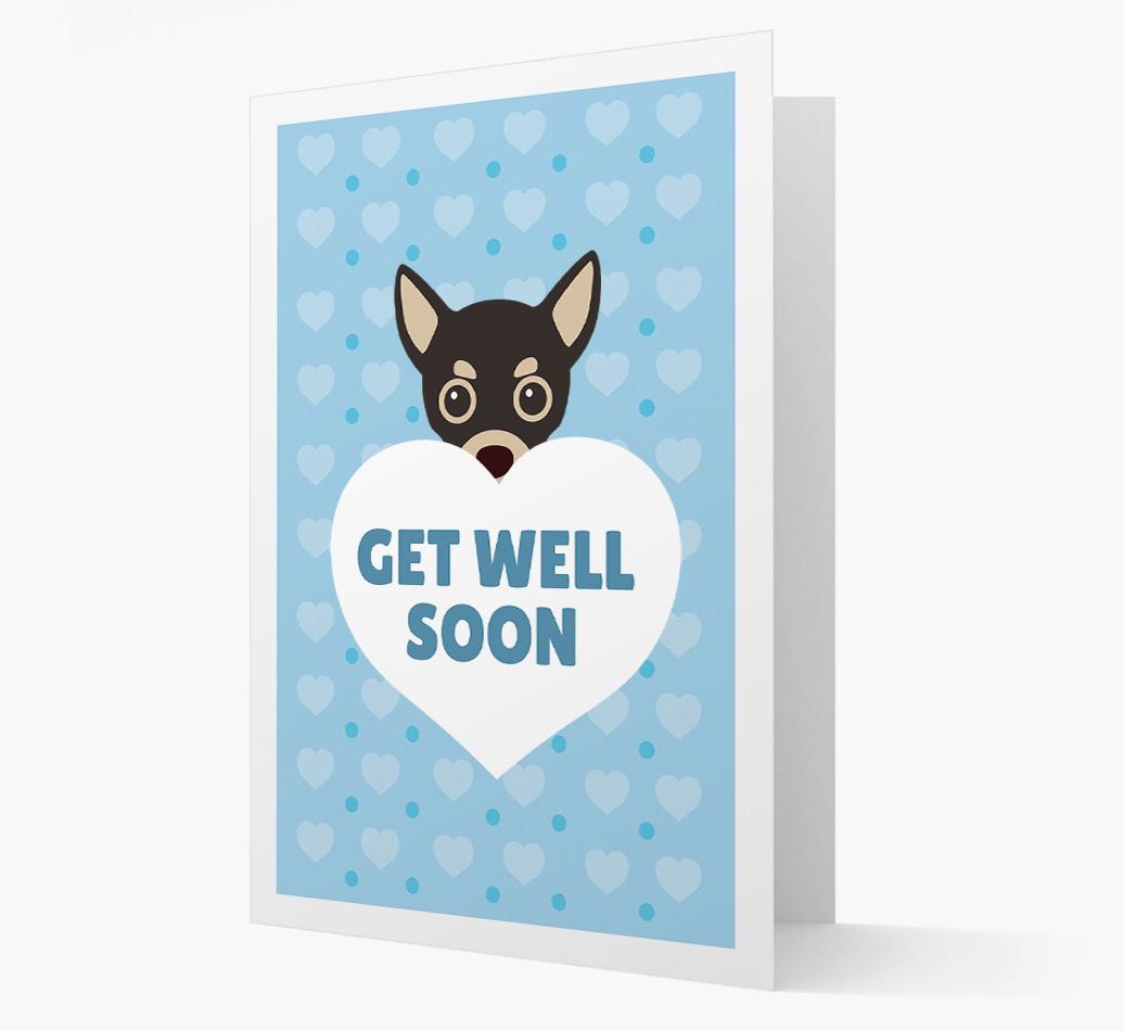 'Get Well Soon' Card with {breedFullName} Icon