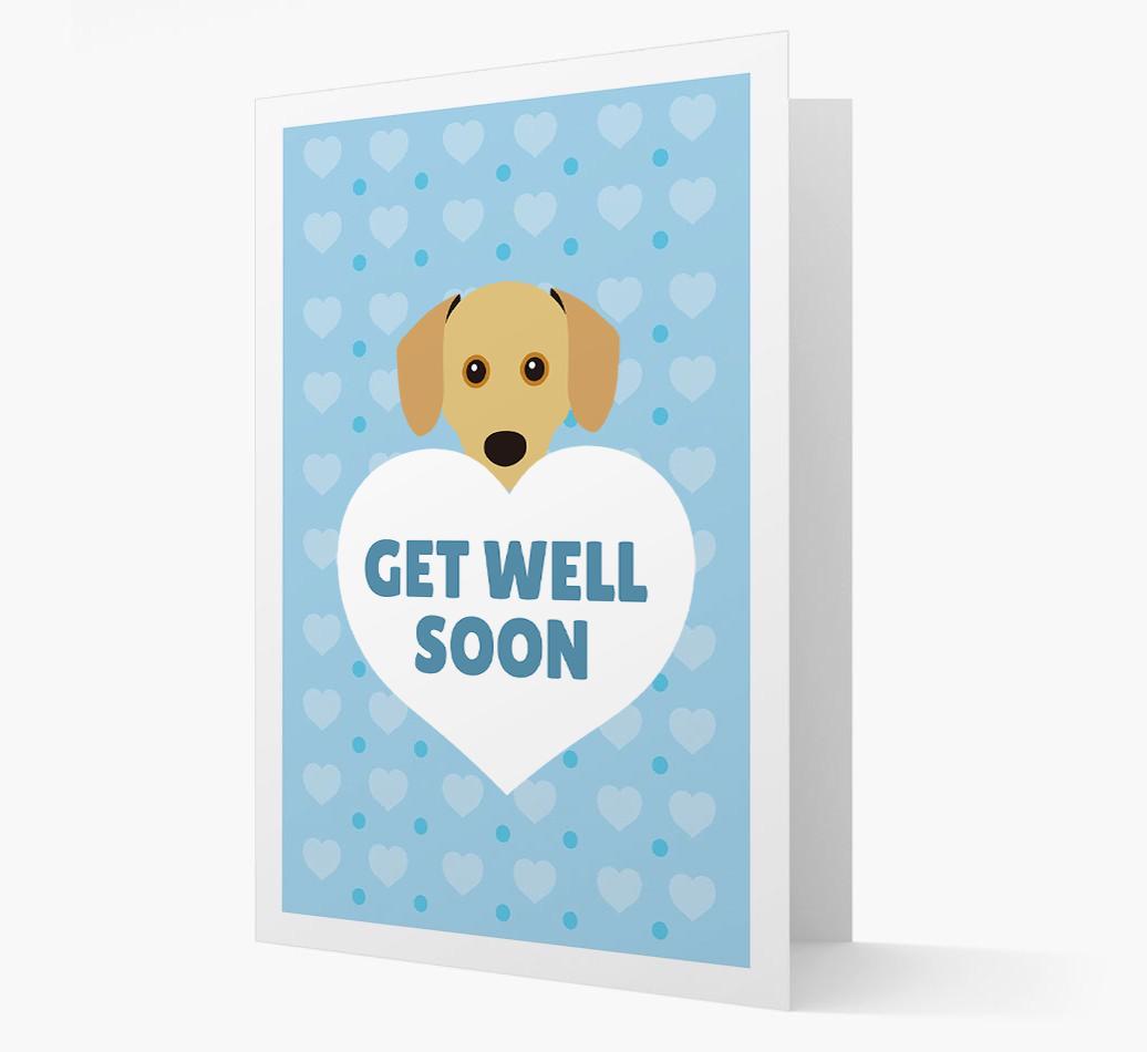 'Get Well Soon' Card with {breedFullName} Icon