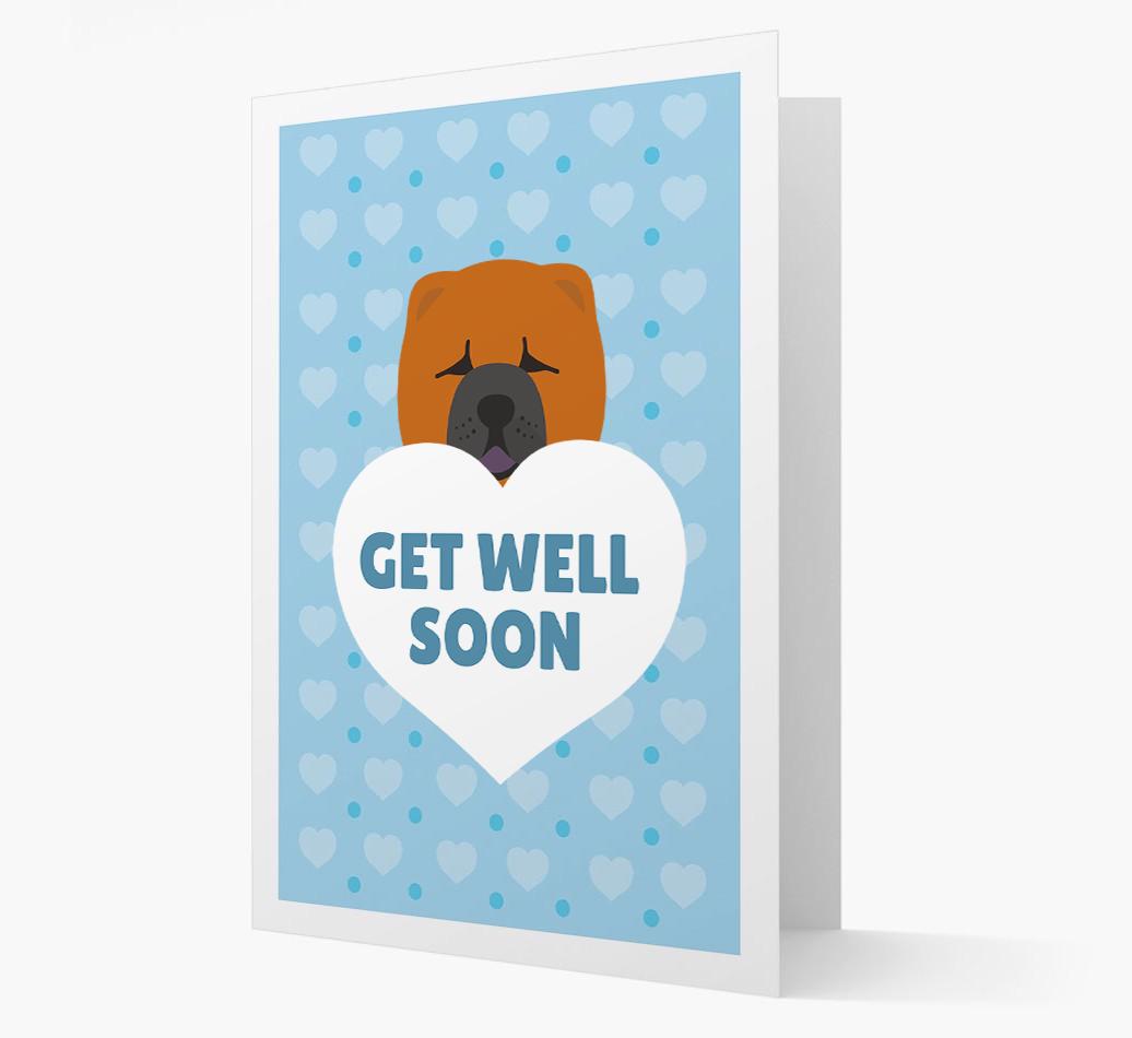 'Get Well Soon' Card with {breedFullName} Icon