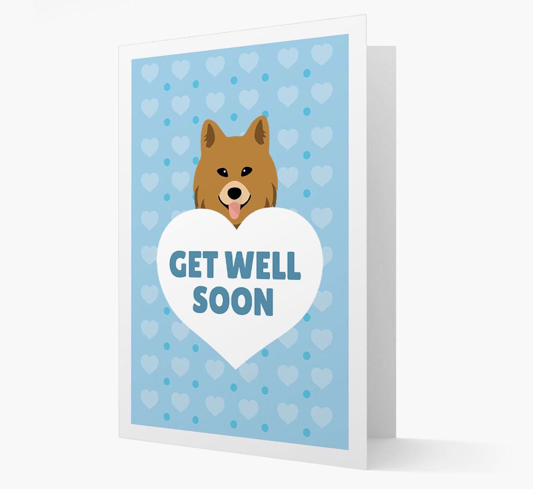 'Get Well Soon' Card with {breedFullName} Icon