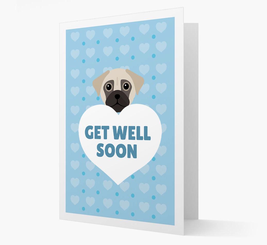 'Get Well Soon' Card with {breedFullName} Icon