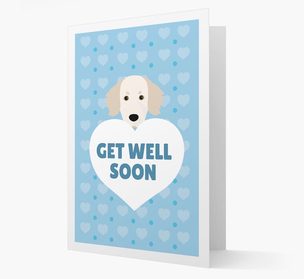 'Get Well Soon' Card with {breedFullName} Icon