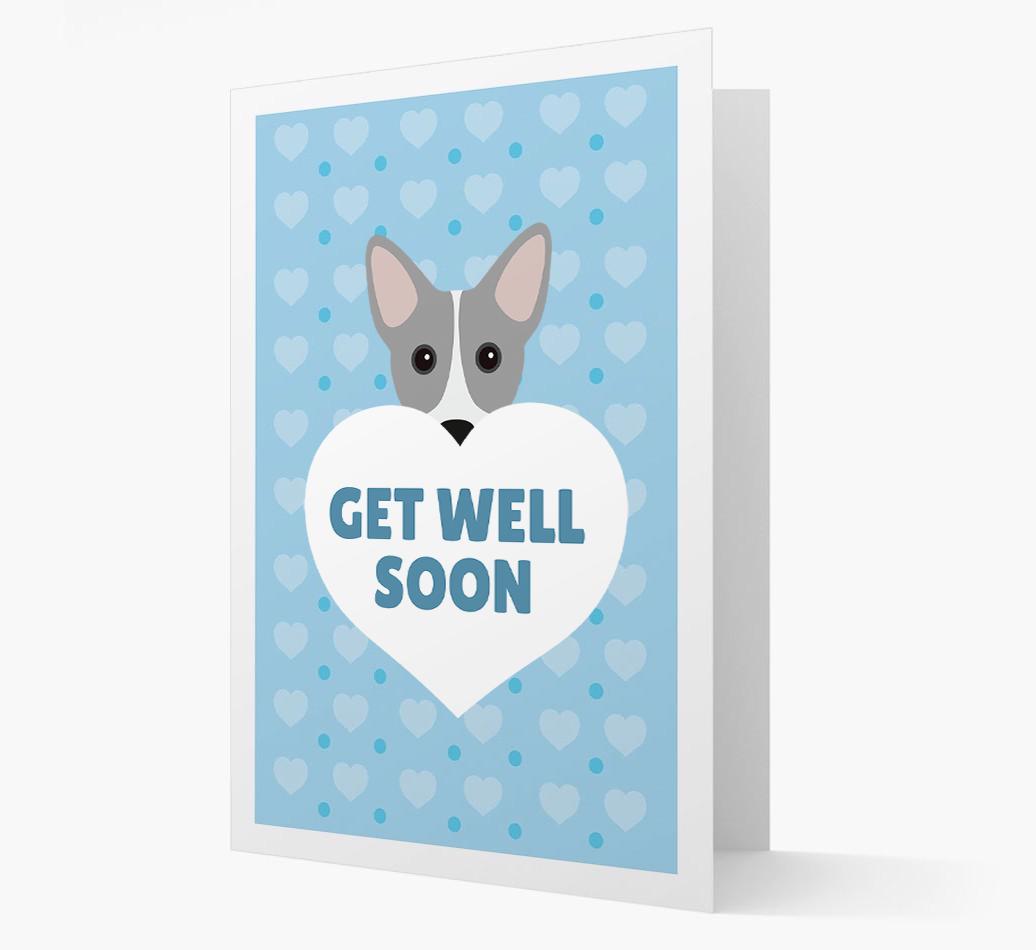 'Get Well Soon' Card with {breedFullName} Icon