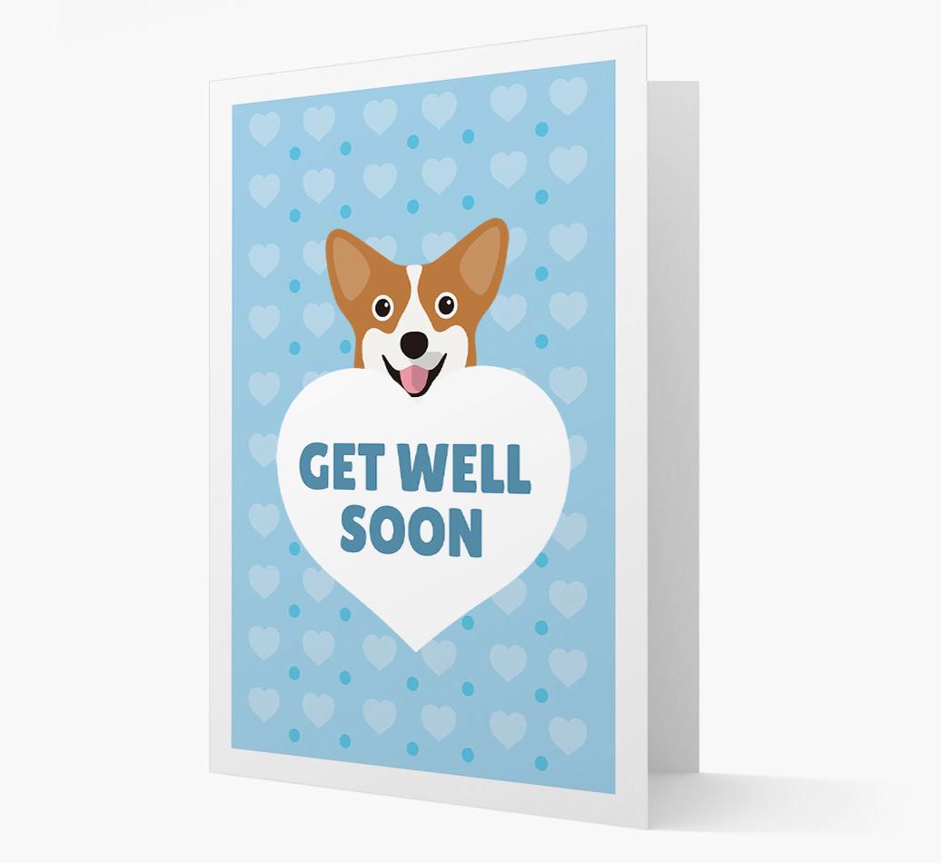 'Get Well Soon' Card with {breedFullName} Icon