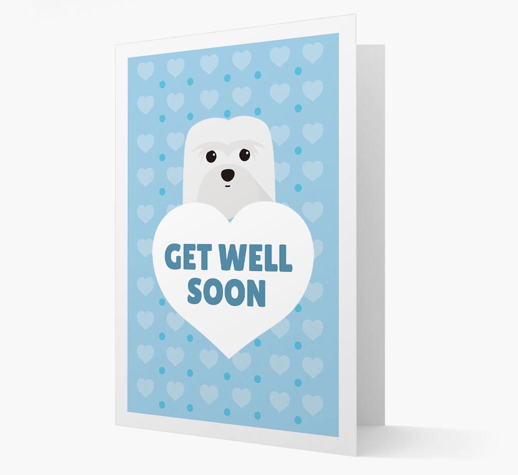 'Get Well Soon' Card with {breedFullName} Icon
