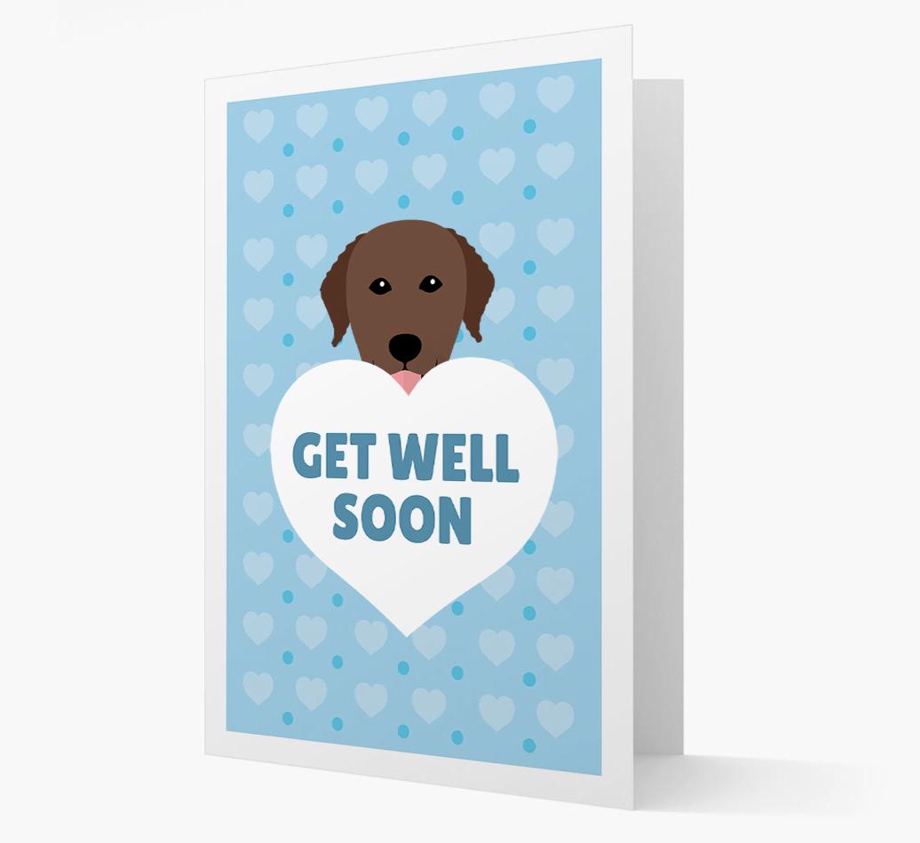 'Get Well Soon' Card with {breedFullName} Icon