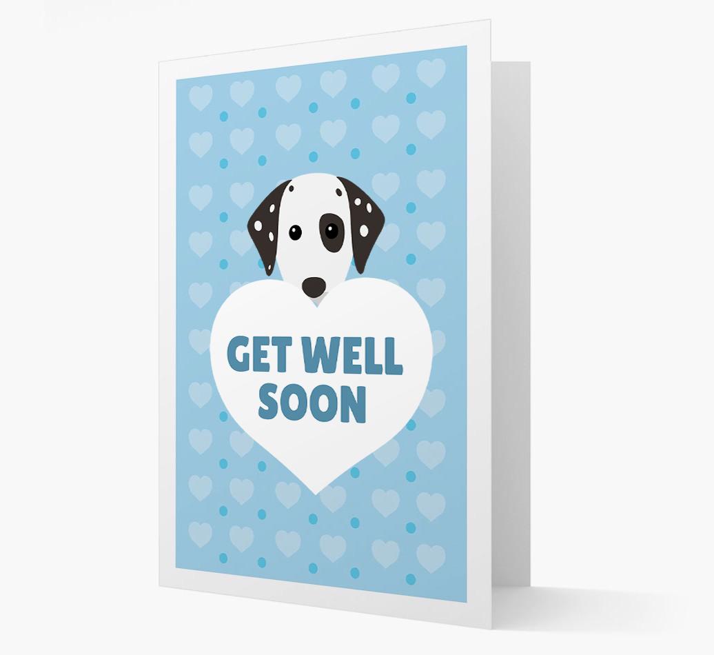 'Get Well Soon' Card with {breedFullName} Icon
