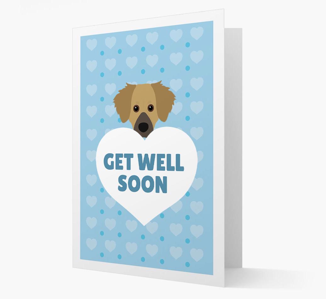 'Get Well Soon' Card with {breedFullName} Icon