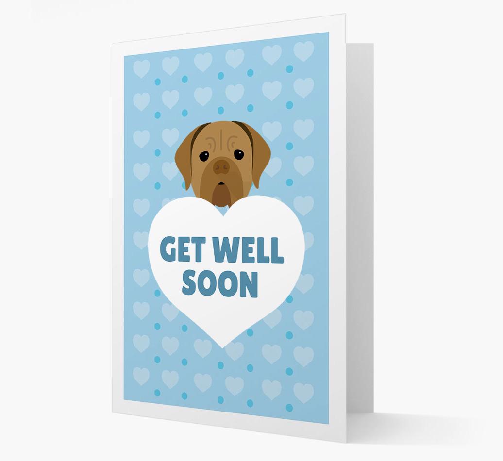 'Get Well Soon' Card with {breedFullName} Icon
