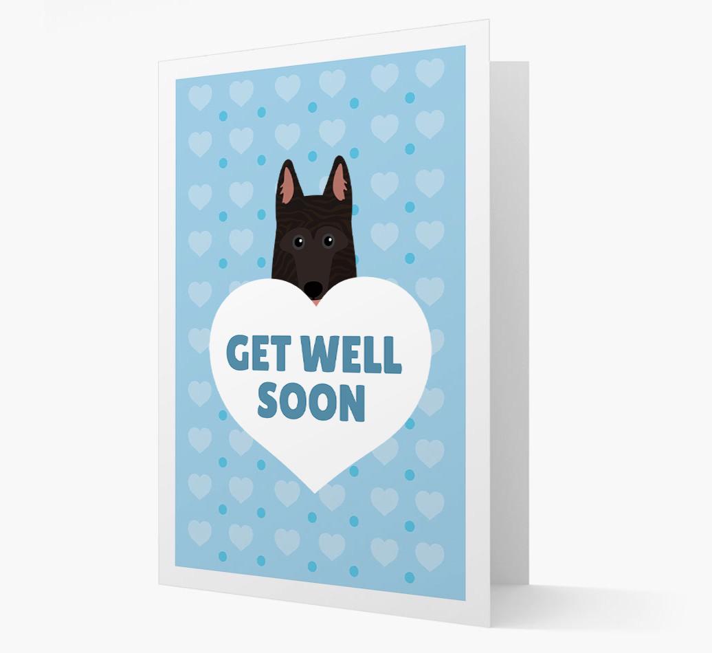 'Get Well Soon' Card with {breedFullName} Icon