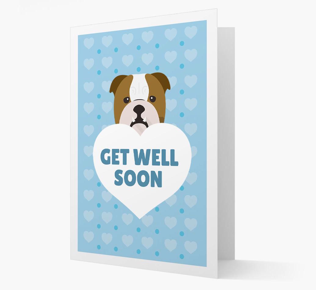 'Get Well Soon' Card with {breedFullName} Icon