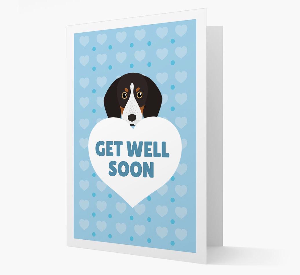 'Get Well Soon' Card with {breedFullName} Icon