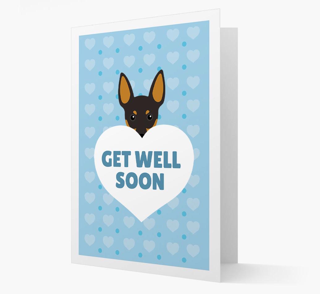 'Get Well Soon' Card with {breedFullName} Icon