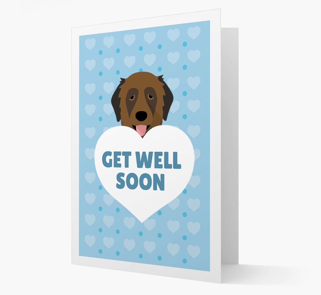 'Get Well Soon' Card with {breedFullName} Icon
