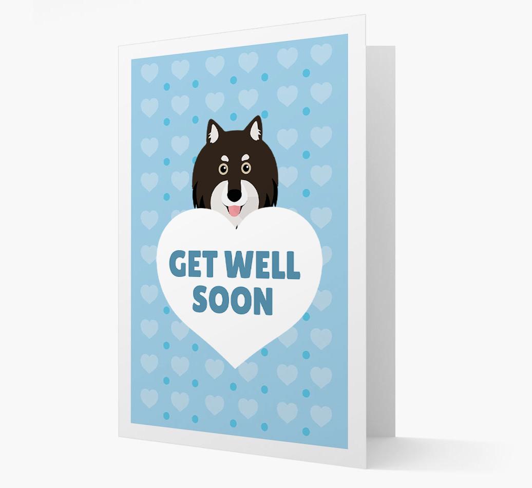 'Get Well Soon' Card with {breedFullName} Icon