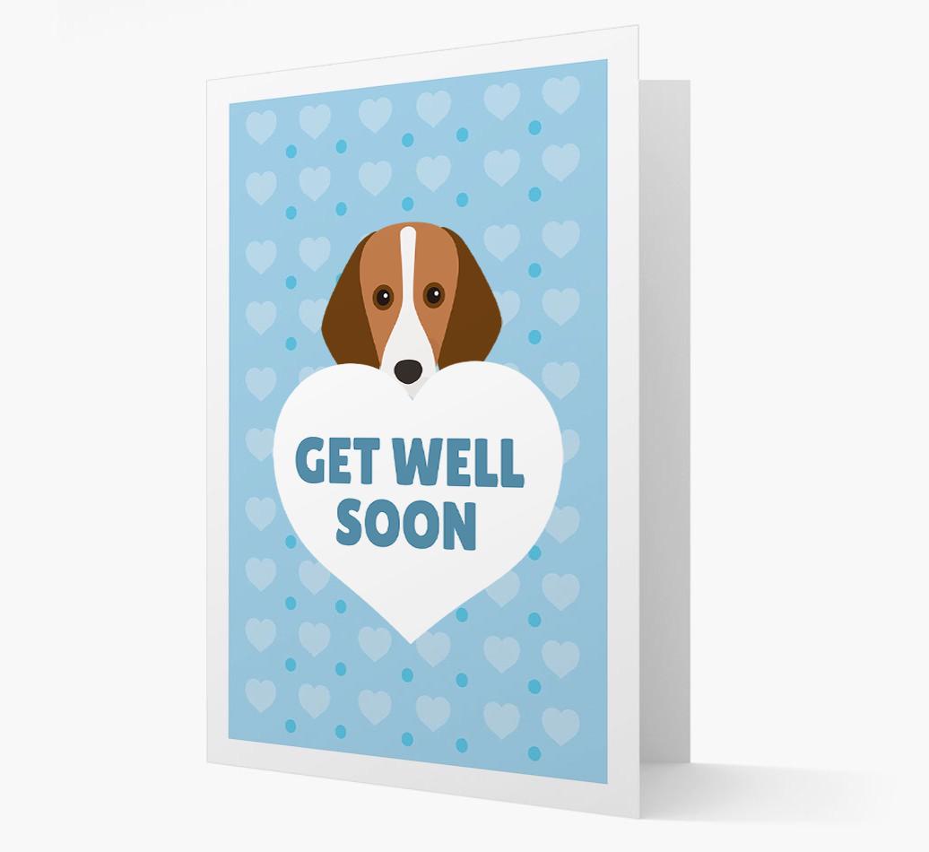 'Get Well Soon' Card with {breedFullName} Icon
