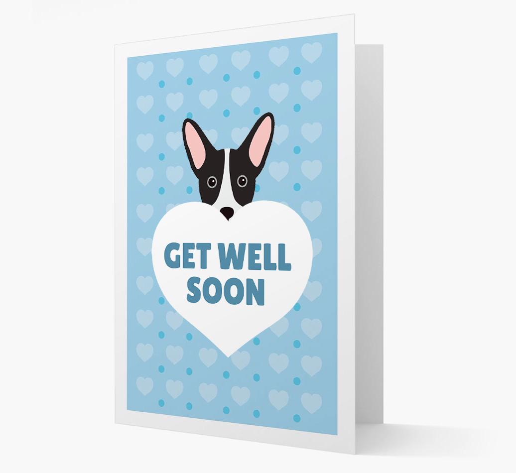 'Get Well Soon' Card with {breedFullName} Icon