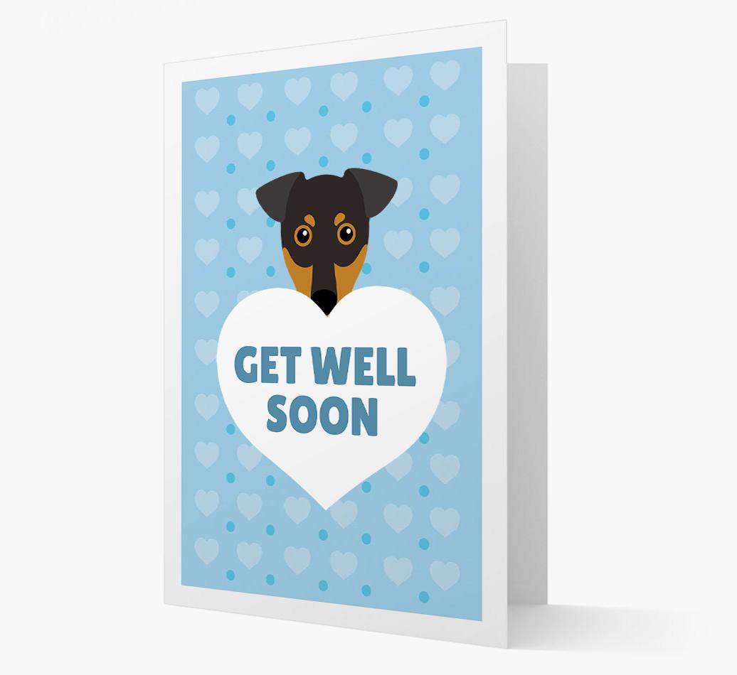 'Get Well Soon' Card with {breedFullName} Icon