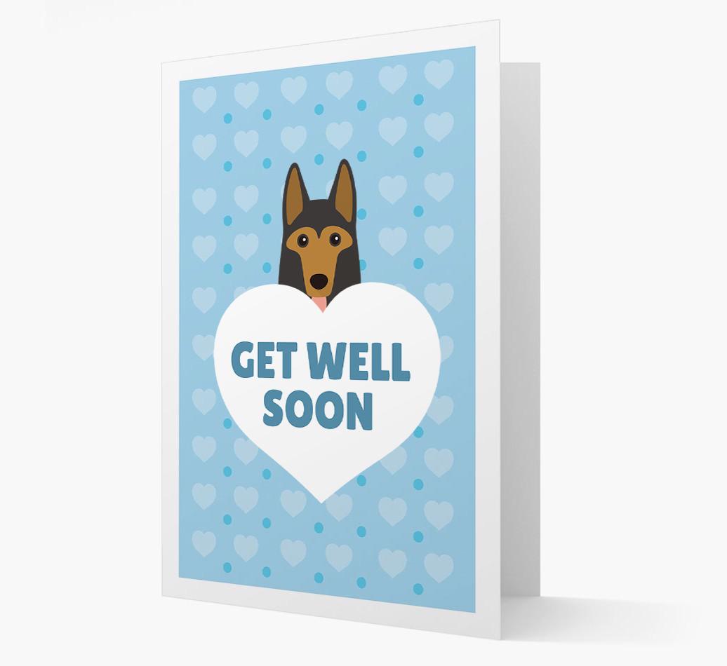 'Get Well Soon' Card with {breedFullName} Icon