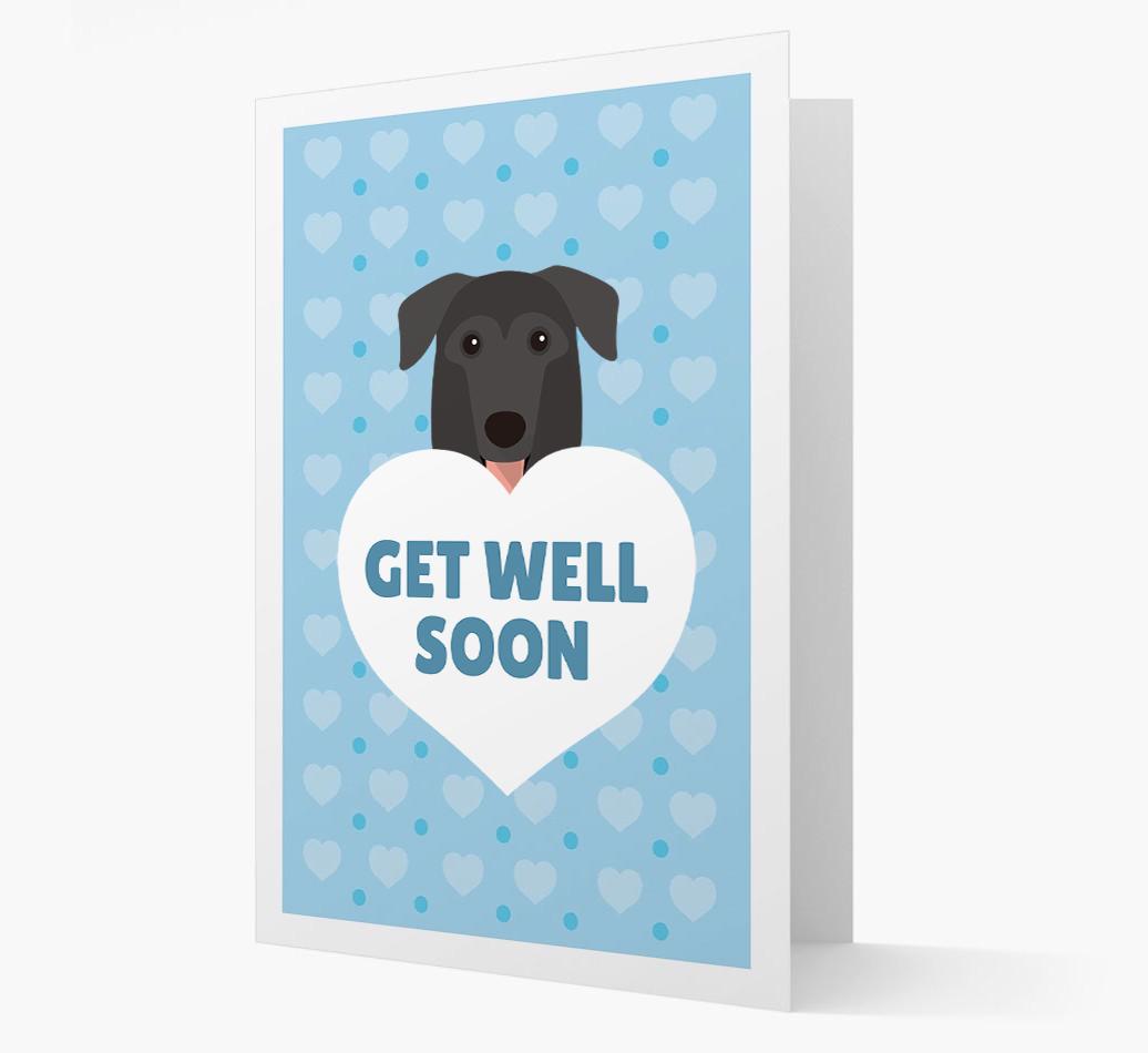 'Get Well Soon' Card with {breedFullName} Icon