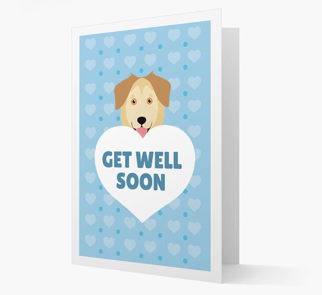 'Get Well Soon' Card with {breedFullName} Icon