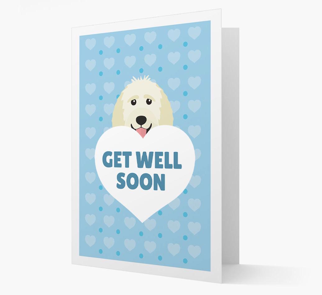 'Get Well Soon' Card with {breedFullName} Icon