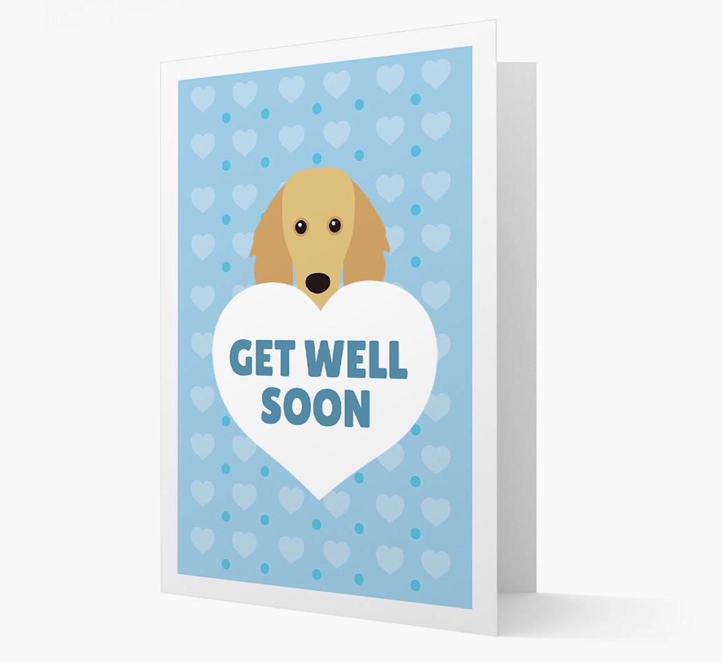 'Get Well Soon' Card with {breedFullName} Icon