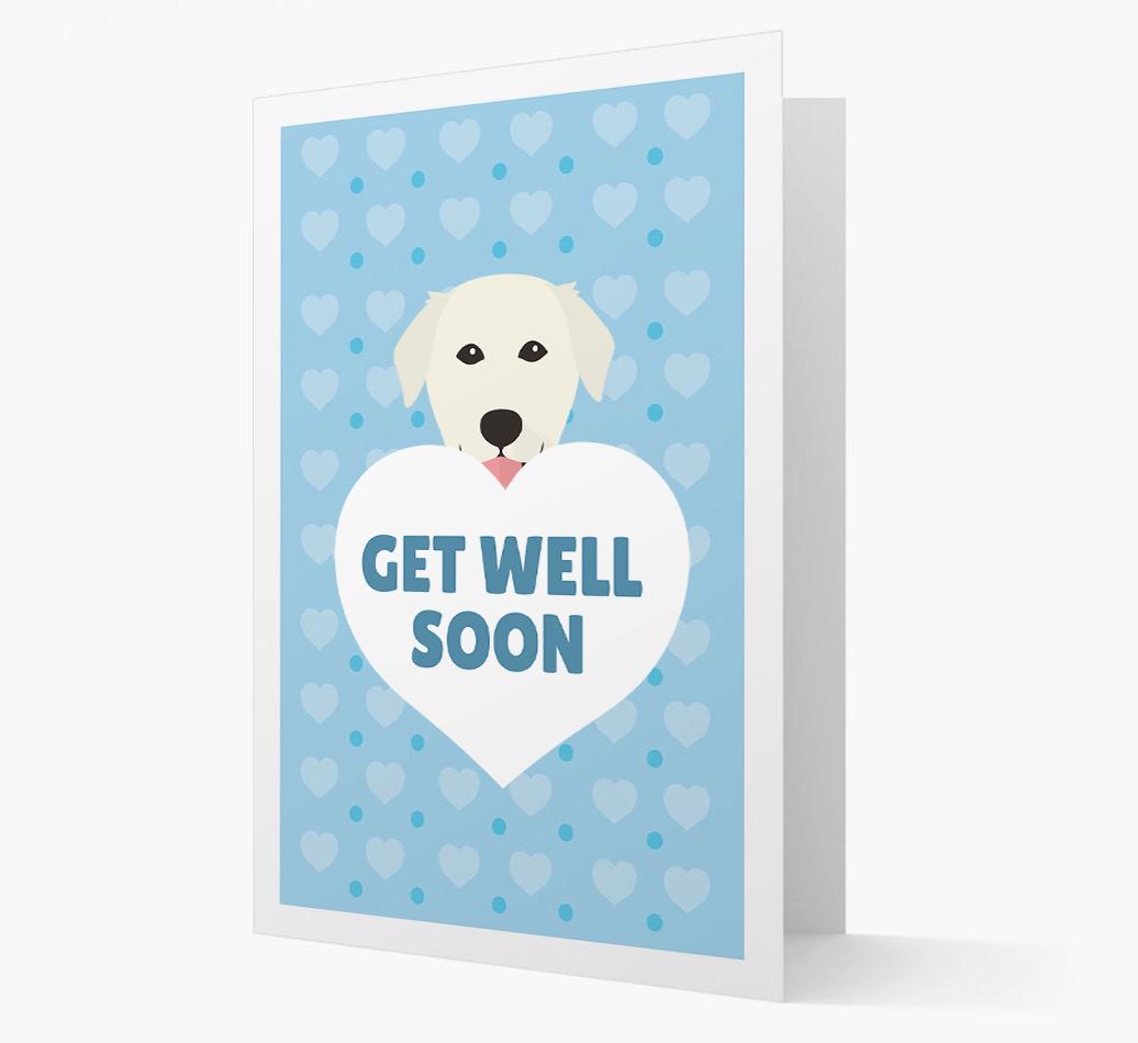 'Get Well Soon' Card with {breedFullName} Icon