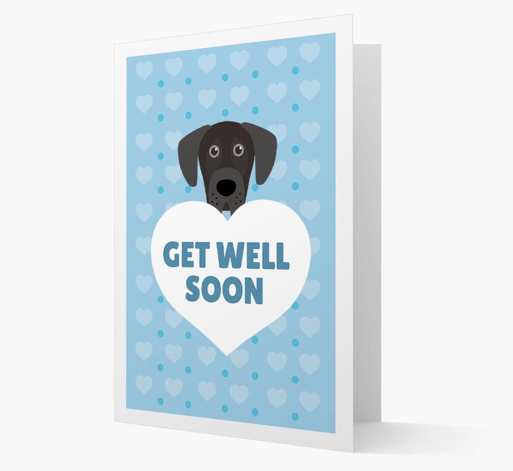 'Get Well Soon' Card with {breedFullName} Icon