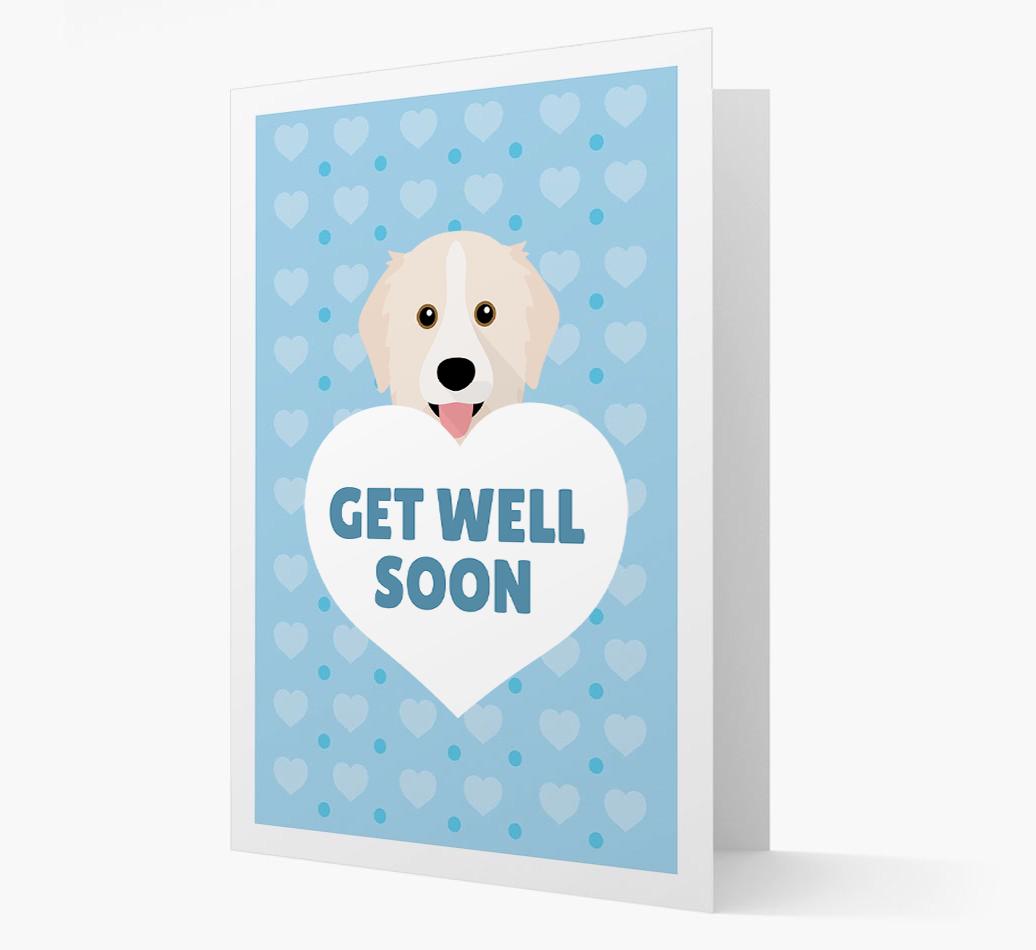 'Get Well Soon' Card with {breedFullName} Icon