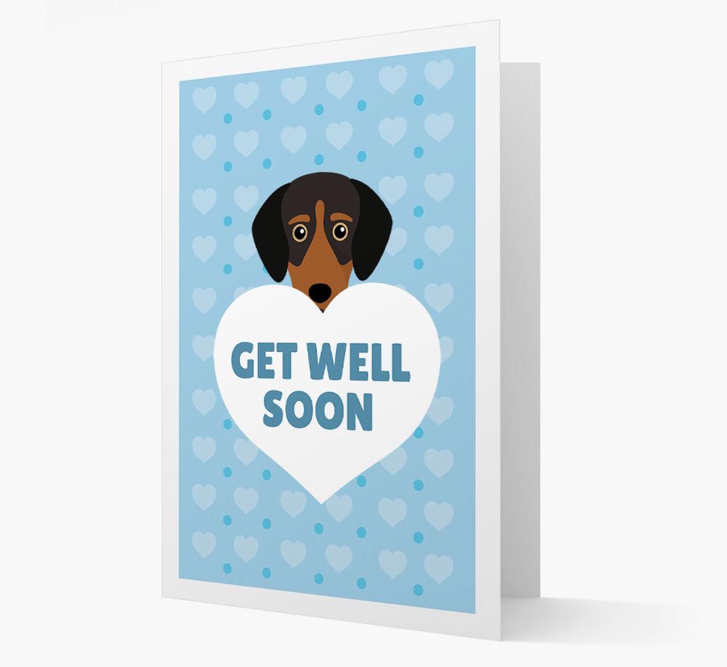 'Get Well Soon' Card with {breedFullName} Icon