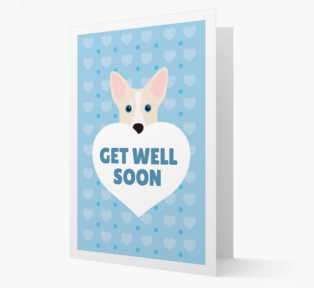 'Get Well Soon' Card with {breedFullName} Icon