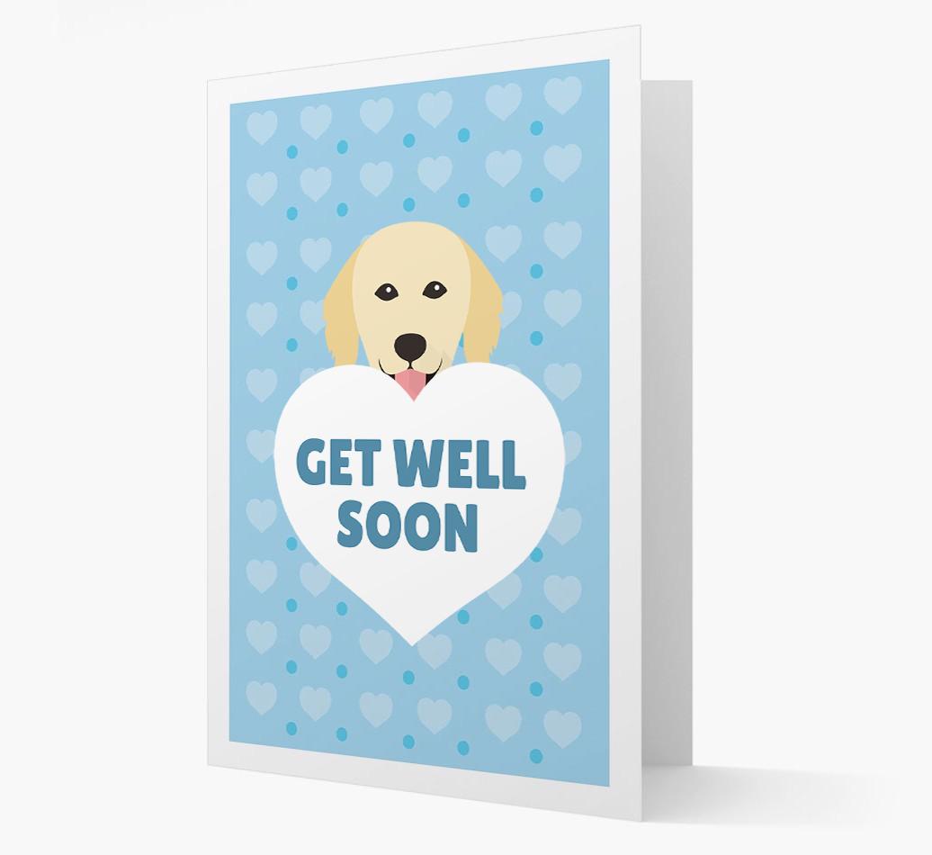 'Get Well Soon' Card with {breedFullName} Icon
