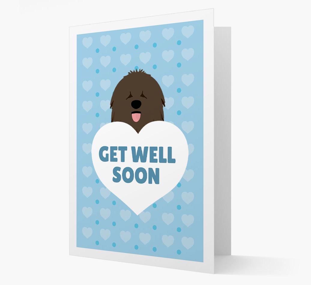 'Get Well Soon' Card with {breedFullName} Icon