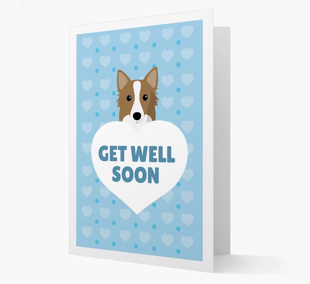 'Get Well Soon' Card with {breedFullName} Icon